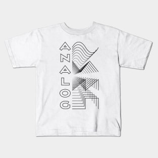 Analog Waveform Audio Digital Design Modular Gift Kids T-Shirt